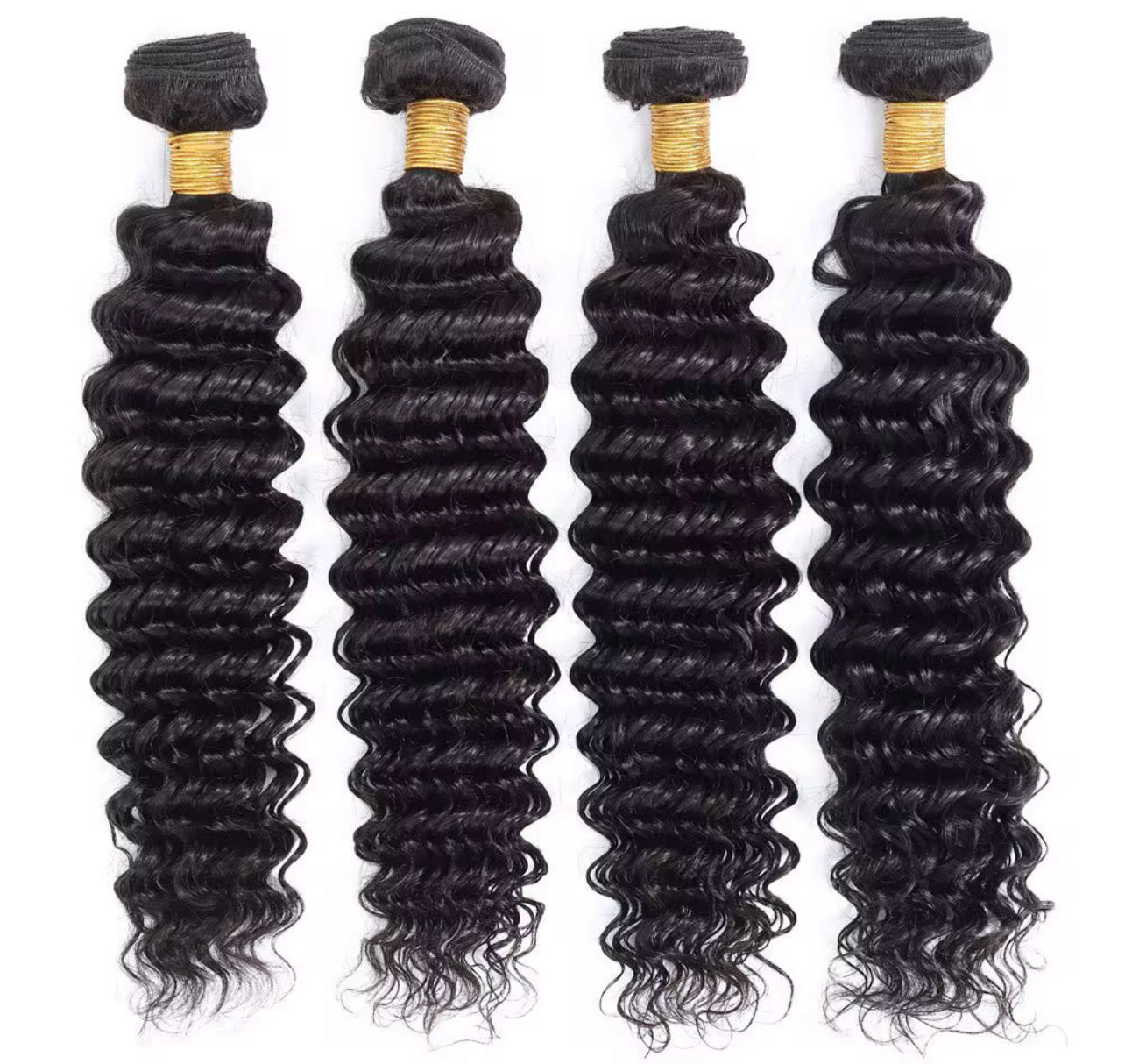 Italian deep human curl weave