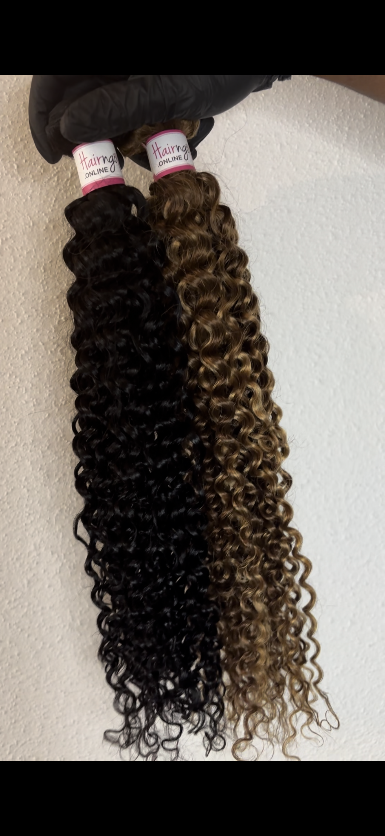 Mongolian curls weave